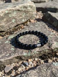 Black Onyx Bead Bracelet