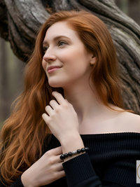 Black Onyx Bead Bracelet