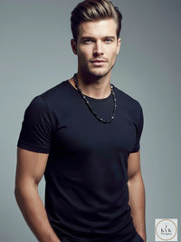 Men's Magnetic Hematite Twisted Bead Necklace