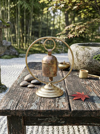 Meditation Bell on Stand | Handcrafted Mindfulness Chime