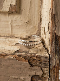 Sterling Silver Beaded Toe Ring