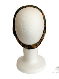 Green Tie-Dye Boho Headband -  Stylish Bohemian Headwrap, Headbands for Women