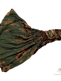 Green Tie-Dye Boho Headband -  Stylish Bohemian Headwrap, Headbands for Women