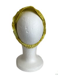 Yellow Tie Dye Boho Headband - Stylish Bohemian Headwrap, Headbands for Women