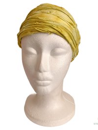 Yellow Tie Dye Boho Headband - Stylish Bohemian Headwrap, Headbands for Women