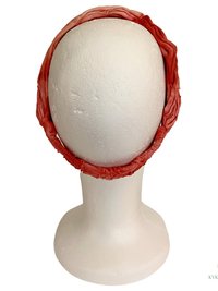 Red Tie Dye Boho Headband - Stylish Bohemian Headwrap, Headbands for Women