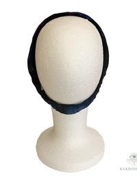 Dark Blue Tie Dye Boho Headband - Stylish Bohemian Headwrap, Headbands for Women