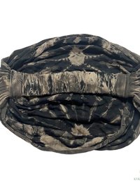 Black & Tan Tie Dye Boho Headband - Stylish Bohemian Headwrap, Headbands for Women