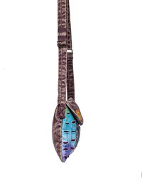 Floral Tie Dye Crossbody Bag: Handcrafted Boho Shoulder Bag