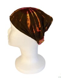 Brown Tie Dye Boho Headband -  Stylish Bohemian Headwrap, Headbands for Women
