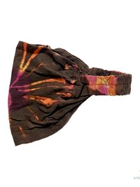 Brown Tie Dye Boho Headband -  Stylish Bohemian Headwrap, Headbands for Women