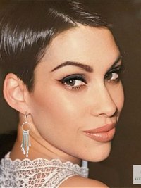 Boho Sterling Silver Fringe Paddle Earrings - Statement Jewelry