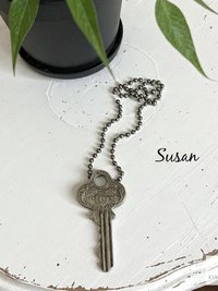Unique Handcrafted Antique Key Necklaces with Vintage Lock Keys - Boho Chic Necklaces