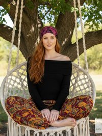 Pink Tie Dye Boho Headband - Stylish Bohemian Headwrap, Headbands for Women