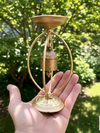 Handmade Bell on Stand Votive Holder - Serene Home Decor Accent for Indoor & Outdoor Spaces