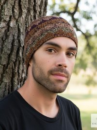 Earth Kufi Skull Cap - Crocheted Beanie Hat, Ethically sourced