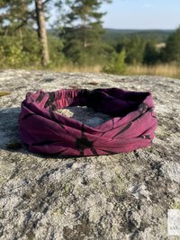 Pink Tie Dye Boho Headband - Stylish Bohemian Headwrap, Headbands for Women
