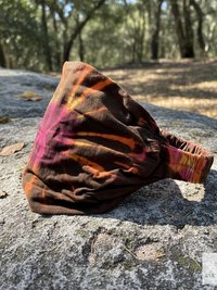 Brown Tie Dye Boho Headband -  Stylish Bohemian Headwrap, Headbands for Women