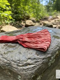 Red Tie Dye Boho Headband - Stylish Bohemian Headwrap, Headbands for Women