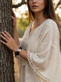 Handcrafted Coin Bracelet from Guatemala - Adjustable Black Leather Cuff