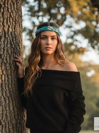 Tie Dye Braided Boho Headband - Yoga Headband, Headbands for Women