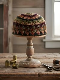 Earth Kufi Skull Cap - Crocheted Beanie Hat, Ethically sourced