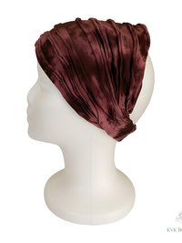 Maroon Tie Dye Boho Headband - Stylish Bohemian Headwrap, Headbands for Women