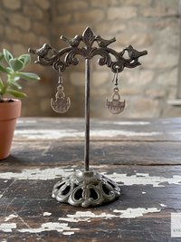 Handcrafted Ethnic Tuareg Silver Earrings - Handcrafted Tribal Jewelry