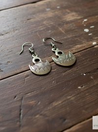 Handcrafted Ethnic Tuareg Silver Earrings - Handcrafted Tribal Jewelry