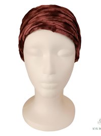 Maroon Tie Dye Boho Headband - Stylish Bohemian Headwrap, Headbands for Women