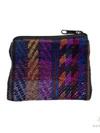 Small Guatemalan Huipil Coin Purse - Colorful and Unique Accessory