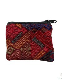 Small Guatemalan Huipil Coin Purse - Colorful and Unique Accessory