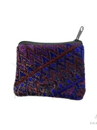 Small Guatemalan Huipil Coin Purse - Colorful and Unique Accessory