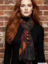 Handmade Tie Dye Scarf - Boho Chic Accessory for All Seasons