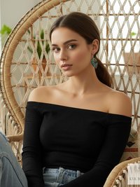 Patina Brass Leaf Earrings - Rustic Boho Jewelry