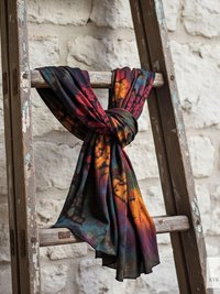 Handmade Tie Dye Scarf - Boho Chic Accessory for All Seasons