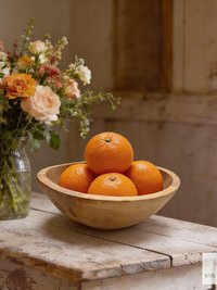 Handcrafted Rustic Olive Wood Bowl - Add Rustic Charm to Your Kitchen Decor