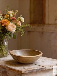 Handcrafted Rustic Olive Wood Bowl - Add Rustic Charm to Your Kitchen Decor
