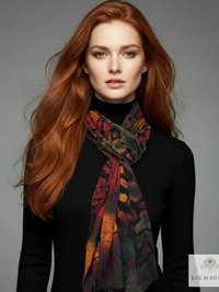 Handmade Tie Dye Scarf - Boho Chic Accessory for All Seasons