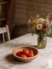 Handcrafted Rustic Olive Wood Bowl - Add Rustic Charm to Your Kitchen Decor
