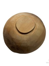 Handcrafted Rustic Olive Wood Bowl - Add Rustic Charm to Your Kitchen Decor