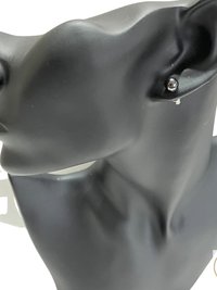 6mm Hematite Ball Stud Earrings