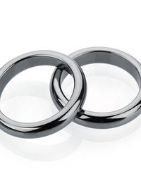 4mm Magnetic Hematite Dome Ring