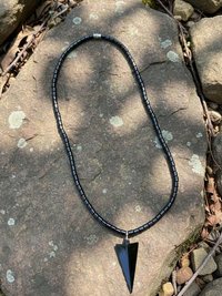 Arrowhead Hematite Necklace