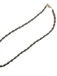 Magnetic Hematite Oval & Round Necklace