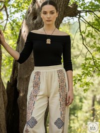 Boho Serpentine Pendant - Earthy Gemstone Necklace, Handmade Stone Jewelry