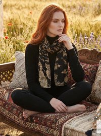 Handmade Tie Dye Scarf - Chic Bohemian Accessory for All Seasons