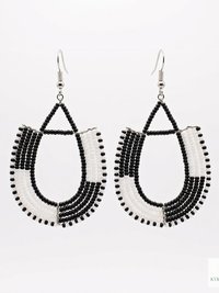 Maasai Beaded Earrings - Statement African Earrings
