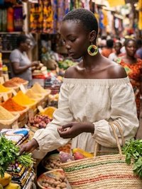 Colorful Round Maasai Beaded Earrings - Statement African Earrings