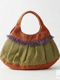 Colorful Hemp Handbag - Eco-friendly Hobo Bag